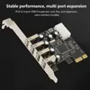 Rozširujúca karta PCI E na USB, 4 porty USB 2.0, podporuje Náhľad obrázku produktu 3