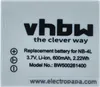 vhbw 2x Akku kompatibel mit Canon IXUS 30, 40, 255 HS, 50, Produktbild-Vorschau 3