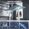 HOMCOM Höhenverstellbarer Schreibtisch Gestell Elektrisch Produktbild-Vorschau 4