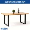 DanDiBo 2x gambe del tavolo in metallo nero 72 x 62 cm Anteprima dell’immagine prodotto 10