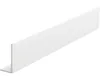 A white L-shaped profile strip on a white background. Produktbild-Vorschau