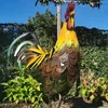 Gartenhahn-Statuen und -Skulpturen, Metallhähne, Hoftiere, Produktbild-Vorschau 5