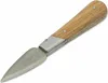 A Laguiole oyster knife with a wooden handle is shown against a white background. Voir les images du produit