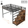 Merax Etagenbett Hochbett 140x200 cm, Kinderbett mit Produktbild-Vorschau 7