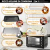 Stillstern Mini Forno Ventilato 35L 1600W con Girarrosto – Anteprima dell’immagine prodotto 4