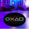 Rutschfester Gamingteppich im Neonfarbenen Muster Größe - Produktbild-Vorschau 2