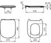 Ideal Standard WC sedátko Tesi Ultra flat Softclose bílé Náhled obrázku produktu 11