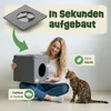 Katzenhöhle Katzenhaus Katzenbett zooprinz Milo | Plüsch | Produktbild-Vorschau 5