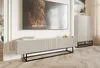Selsey Veldio - TV-Lowboard, graubeige mit schwarzem Produktbild-Vorschau 2