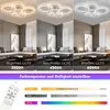 65W Ring LED Deckenleuchte Mit RGB Backlamp, Leise Produktbild-Vorschau 8