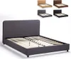 Letto matrimoniale completo in tessuto con rete Queen Size Anteprima dell’immagine prodotto 6