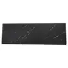 A black sideboard with white marble-like veining, presented against a white background. Anteprima dell’immagine prodotto