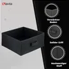 A black storage box is shown from a slightly elevated angle, with marketing callouts on the right side highlighting its features. Náhľad obrázku produktu