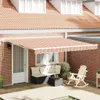 vidaXL Tenda da sole estendibile, multicolore, 400 x 300 cm Anteprima dell’immagine prodotto 1
