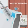 HOROW Závěsný klozet bez ráfku s WC sedátkem s mechanismem Náhled obrázku produktu 6