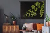 MuchoWow® Wandteppich Wandbehang Mehrere Venus Haar Blätter Produktbild-Vorschau 5