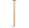 4x sossai Holzfüße rund - gerade Ausführung 45cm Buche Produktbild-Vorschau 3