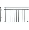 ECD Germany Französischer Balkon, 90x156 cm, mit 11 Produktbild-Vorschau 2