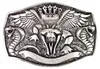FRONHOFER Gürtelschnalle Kobra, altsilber, 4cm, Cobra Produktbild-Vorschau 1