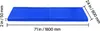 A blue fitness mat is shown with dimensions indicated by measurement lines and text. Anteprima dell’immagine prodotto
