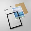 Gerahmtes Poster - Schwarzer Rahmen - Meer Welle Möwe - Produktbild-Vorschau 4