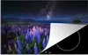 KitchenYeah© Herdabdeckplatte Blumen - Nacht - Lupine - Produktbild-Vorschau 1