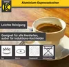 Karl Krüger 502S Alu-Espressokocher schwarz, 6 Tassen Produktbild-Vorschau 4