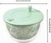 2-in-1 Salatschleuder, Multifunktionaler Gemüseschneider Produktbild-Vorschau 2