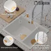 QUADRON Spülbecken 1,5-Becken Spüle | Größe: 55,5 x 46 x 22 Produktbild-Vorschau 5