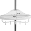 DEUBA® Teleskop Duschablage ohne bohren 4 Ablagen 92-306 cm Produktbild-Vorschau 7