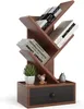COSTWAY 5-stöckiges Bücherregal mit Schublade, Standregal Produktbild-Vorschau 1
