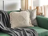 BELIANI Dekokissen 2er Set Beige aus Baumwolle 45 x 45 cm Produktbild-Vorschau 4