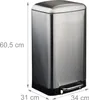 Relaxdays Mülleimer Küche, 30 L, Fingerabdruckschutz, Produktbild-Vorschau 4