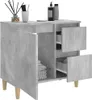 vidaXL Badschrank Betongrau 65x33x60 cm Holzwerkstoff Produktbild-Vorschau 4