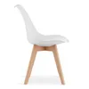Valora MARK Stuhl Weiß 3er-Set | Trio eleganter weißer Produktbild-Vorschau 6