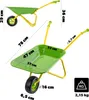 KADAX Kinderschubkarre aus Metall, Gartenschubkarre für Produktbild-Vorschau 2