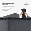 Blumfeldt Mondo, zahradní altán, párty stan, ocel, Náhled obrázku produktu 4