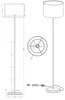Design vloerlamp Series 4611 mat chroom met witte lampenkap Productafbeelding-voorbeeld 19