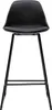 Miliboo - Schwarze Designer-Barhocker mit Metallbeinen 66 Produktbild-Vorschau 3