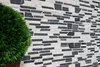 Mosaik Fliese Marmor Naturstein beige schwarz Brickmosaik Produktbild-Vorschau 2