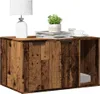 vidaXL Bac à litière imitation vieux bois 80x50x45 cm Bois Voir les images du produit 2