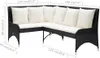 vidaXL Garten-Ecksofa 2-tlg. Poly Rattan Schwarz Produktbild-Vorschau 5