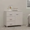 vidaXL Sideboard HAMAR Weiß 90x40x80 cm Massivholz Kiefer - Produktbild-Vorschau 14