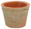 Terracotta Blumentopf im Landhausstil mit Ablaufloch Ø 9 Produktbild-Vorschau 3