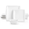 Service de table en porcelaine, set d'assiettes de 12 Voir les images du produit 1