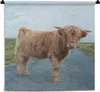 MuchoWow® Wandteppich Wandbehang Scottish Hochlandrind - Produktbild-Vorschau 1