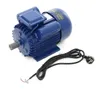 A blue electric motor with a black power cord and plug, set against a white background. Anteprima dell’immagine prodotto