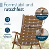 Beautissu 2er Set Sun-HL Hochlehner Auflage 120x50x8cm Produktbild-Vorschau 3
