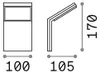 STYLE AP 4000K, Lampada a Muro, Ideal Lux Anteprima dell’immagine prodotto 4