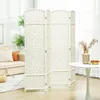 HOMCOM Paravento a 4 ante 180 x 180 cm Divisorio pieghevole Anteprima dell’immagine prodotto 2